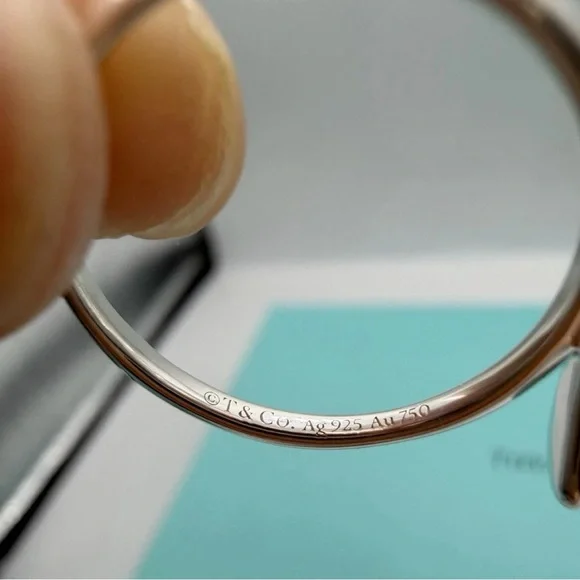 Tiffany & Co new size 8 love bug collection butterfly ring - Picture 7 of 10